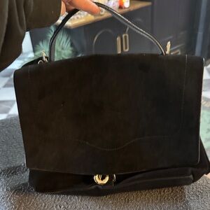 Rebecca Minkoff Black Suede Satchel